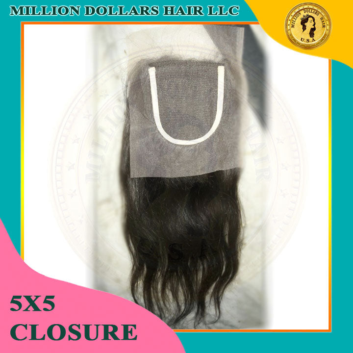 5x5 Lace Closure Wig | Virgin Human Hair | Million Dollars Hair LLC