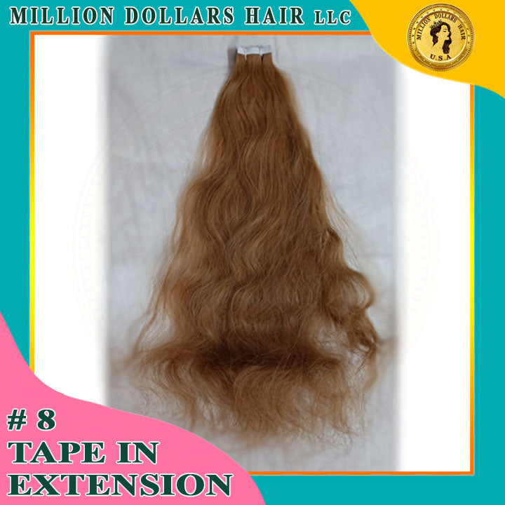 Wavy Tape in Hair Extension | Million Dollars Hair LLC