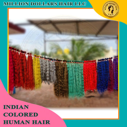 Colored Weft Hair Extension | Million Dollars Hair LLC