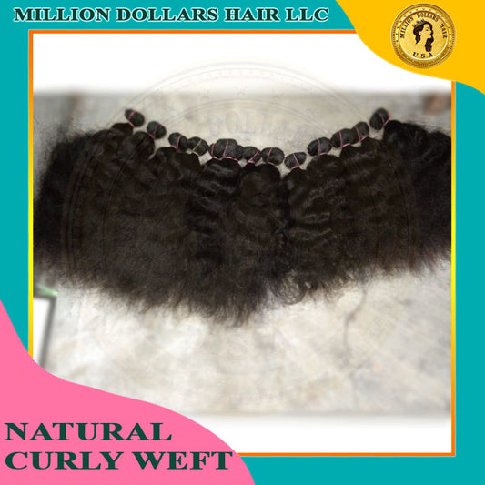 Curly Hair Bundle | Curly Hair Extensions | Million Dollars Hair LLC