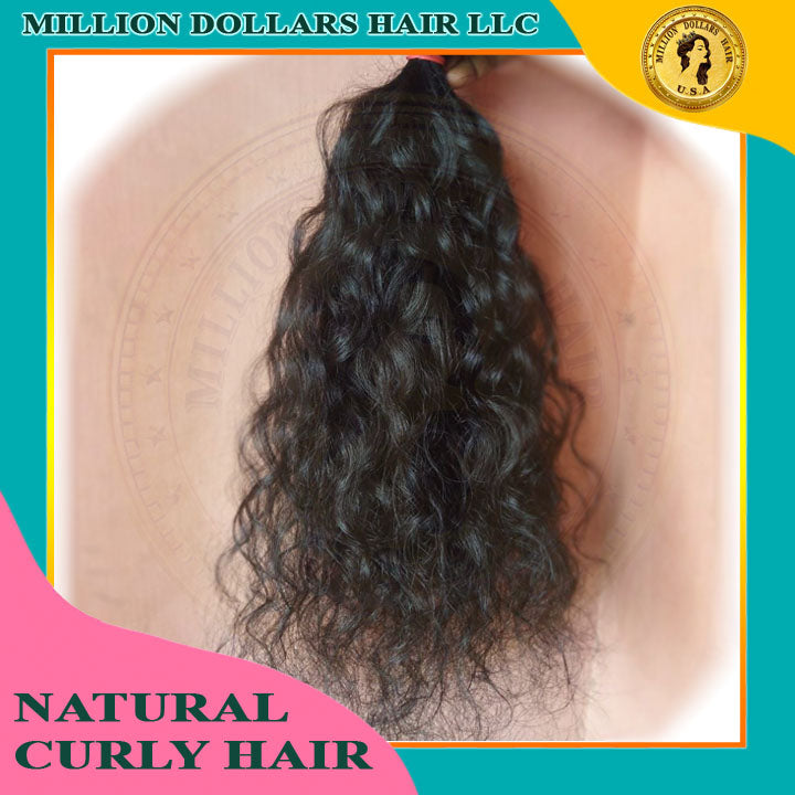 Human Curly Hair Extension | Hair Extension | Million Dollars Hair LLC